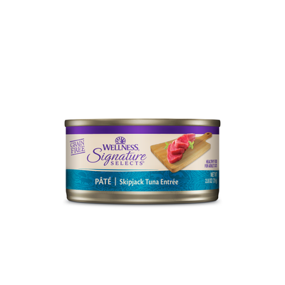 WELLNESS Core Signature Selects Wet Cat Food Skipjack Tuna Entrée Pâté 79g x 12