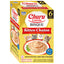 INABA Cat Complete and Balanced Wet Food Churu Entrée Bisque Chicken Recipe with Tuna For Kitten Multi Pack 50g x 6