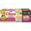INABA Cat Complete and Balanced Wet Food Churu Entrée Mousse Tuna Recipe with Salmon Multi Pack Can 85g x 6