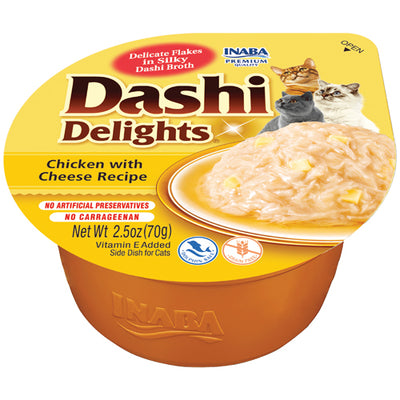 INABA Cat Dashi Delights Chicken with Cheese Recipe 70G