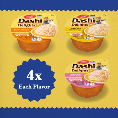 INABA Cat Dashi Delights Chicken Variety Pack 12pk