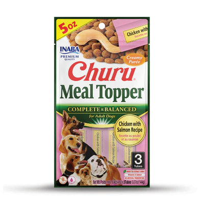 [BBD 27/May] INABA Dog Churu Meal Topper Chicken with Salmon Recipe 144G
