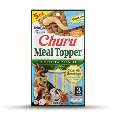 INABA Dog Churu Meal Topper Chicken with Cheese Recipe 144G