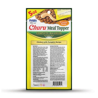 INABA Dog Churu Meal Topper Chicken with Pumpkin Recipe 144G