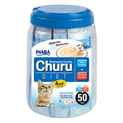 INABA Cat Churu Diet Tuna & Chicken Recipe 50pcs