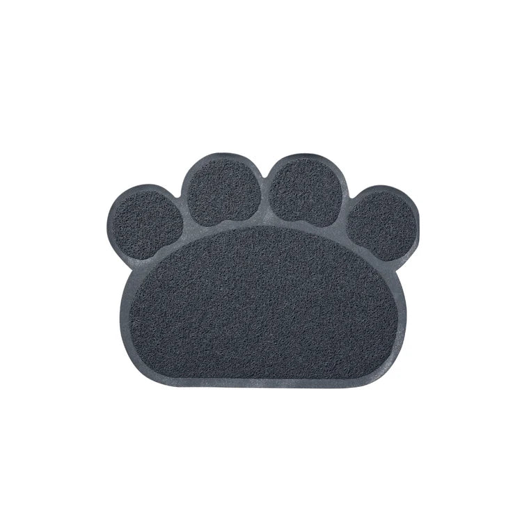 M-PETS PAW Style Cat Litter Mat Grey