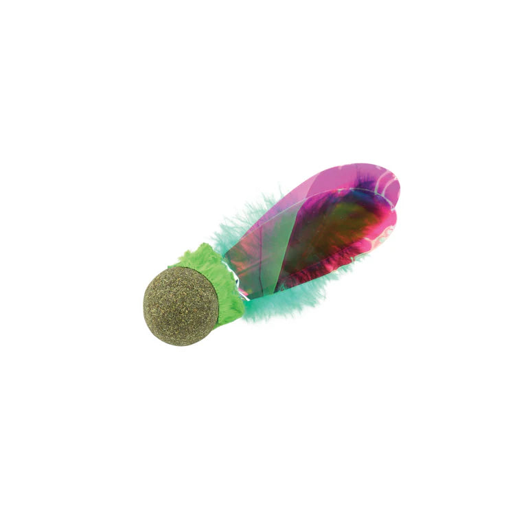 M-Pets CHARMY Catnip Cat Toy - FIREFLY Green