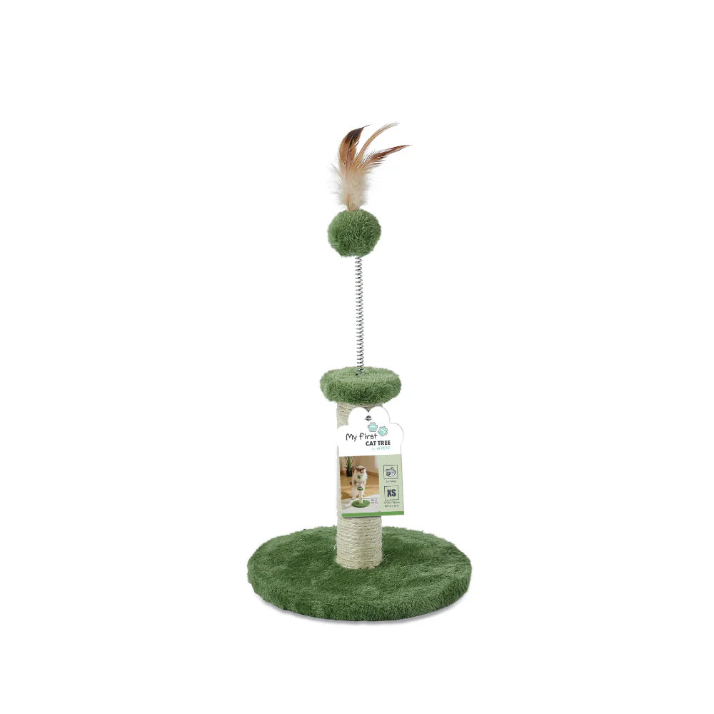 M-Pets MY FIRST CAT TREE Feather - Green