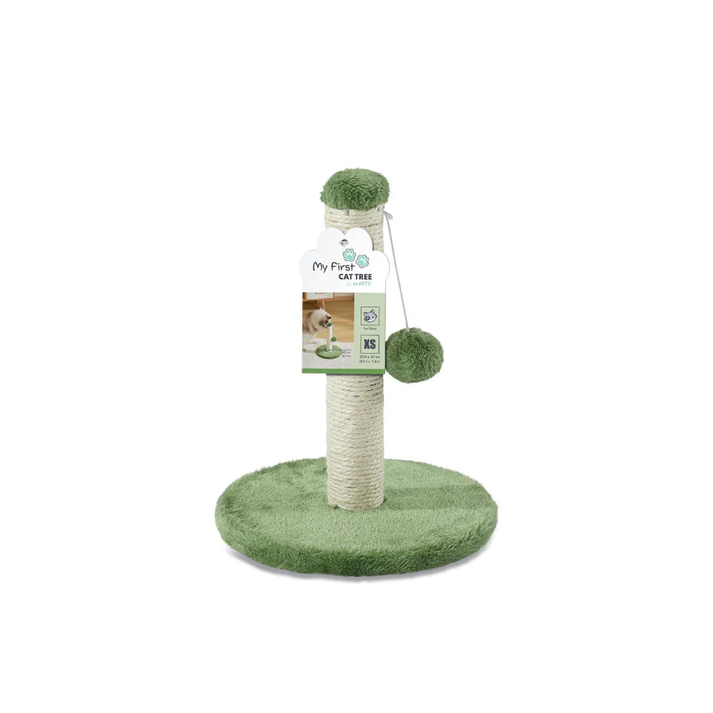 M-Pets MY FIRST CAT TREE Pompom - Green