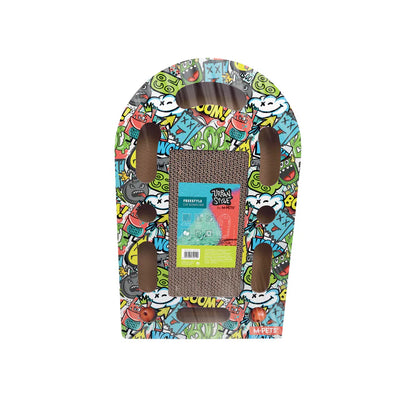 M-Pets URBANSTYLE Freestyle Cat Scratcher - Mixed Color
