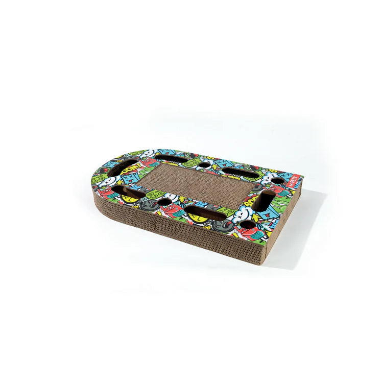 M-Pets URBANSTYLE Freestyle Cat Scratcher - Mixed Color