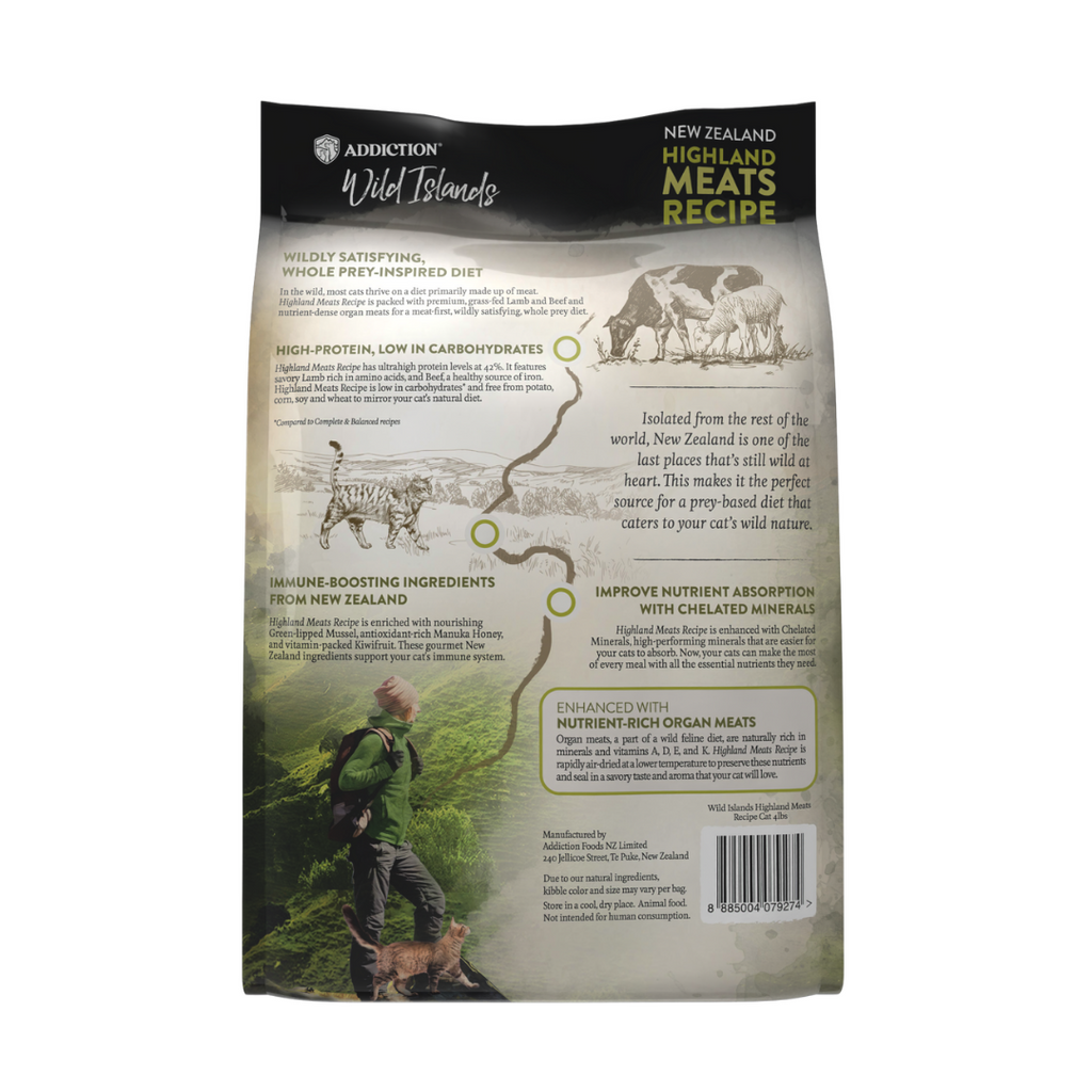 Addiction Cat Dry Food Wild Islands Highland Meats 1.8kg