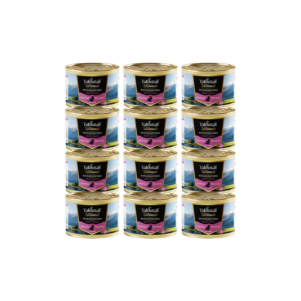 Talentail Ultimate New Zealand Canned Wet Cat Food Chicken Velvety Mousse
