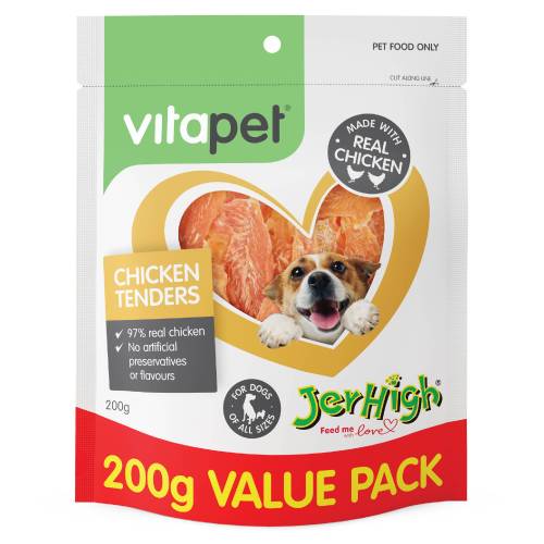 Vitapet Dog Treats Jerhigh Chicken Tenders