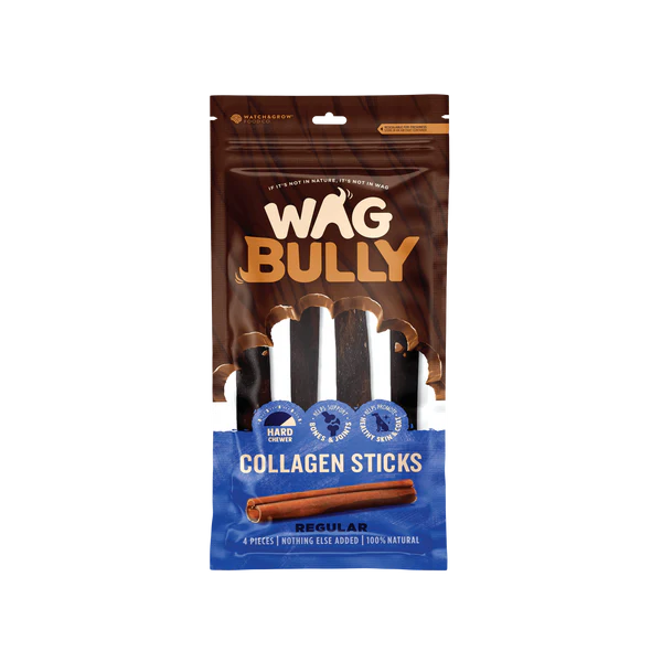 WAG Dog Treats Collagen Sticks Regular 4 Pack