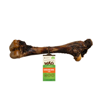 WAG Dog Treats Kangaroo Large Bone