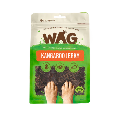 WAG Dog Treats Kangaroo Jerky 200g