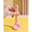 Wooden Handle Silicone Reusable Pet Food Can Spoon