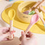 Wooden Handle Silicone Reusable Pet Food Can Spoon