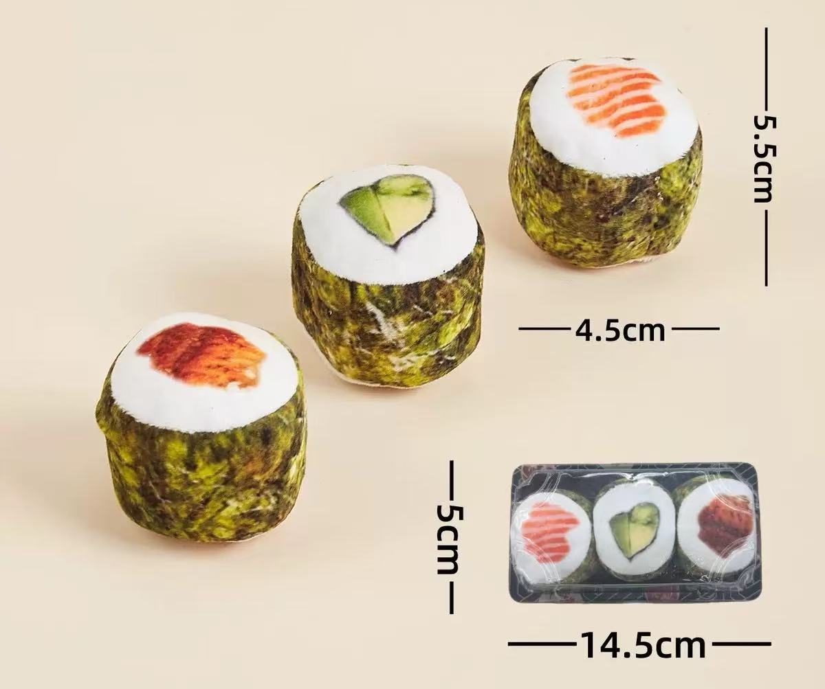 Sushi Set Catnip Cat Toy