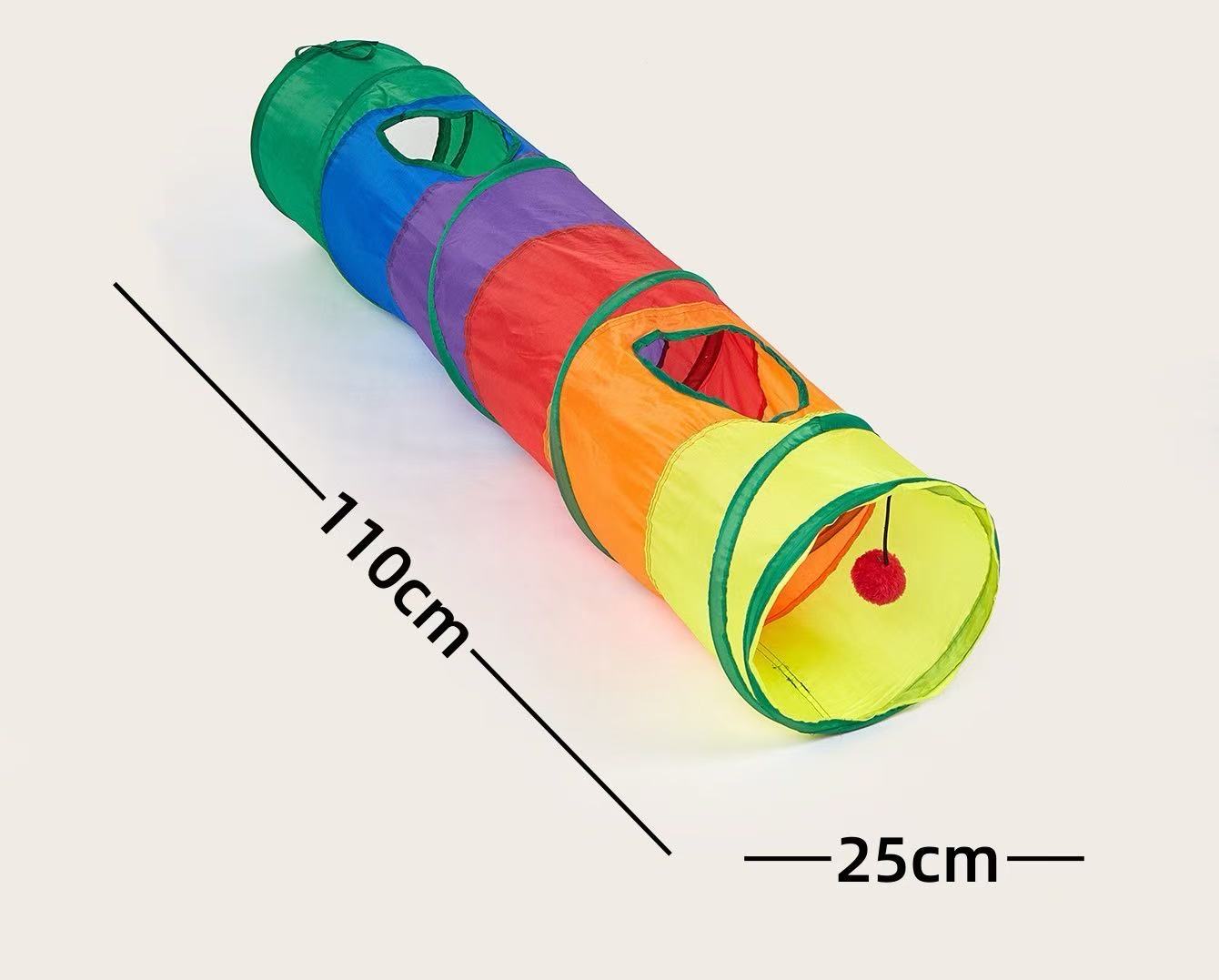 Rainbow Tunnel Cat Toy