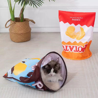 Crinkle Cat Tunnel - Chips Bag