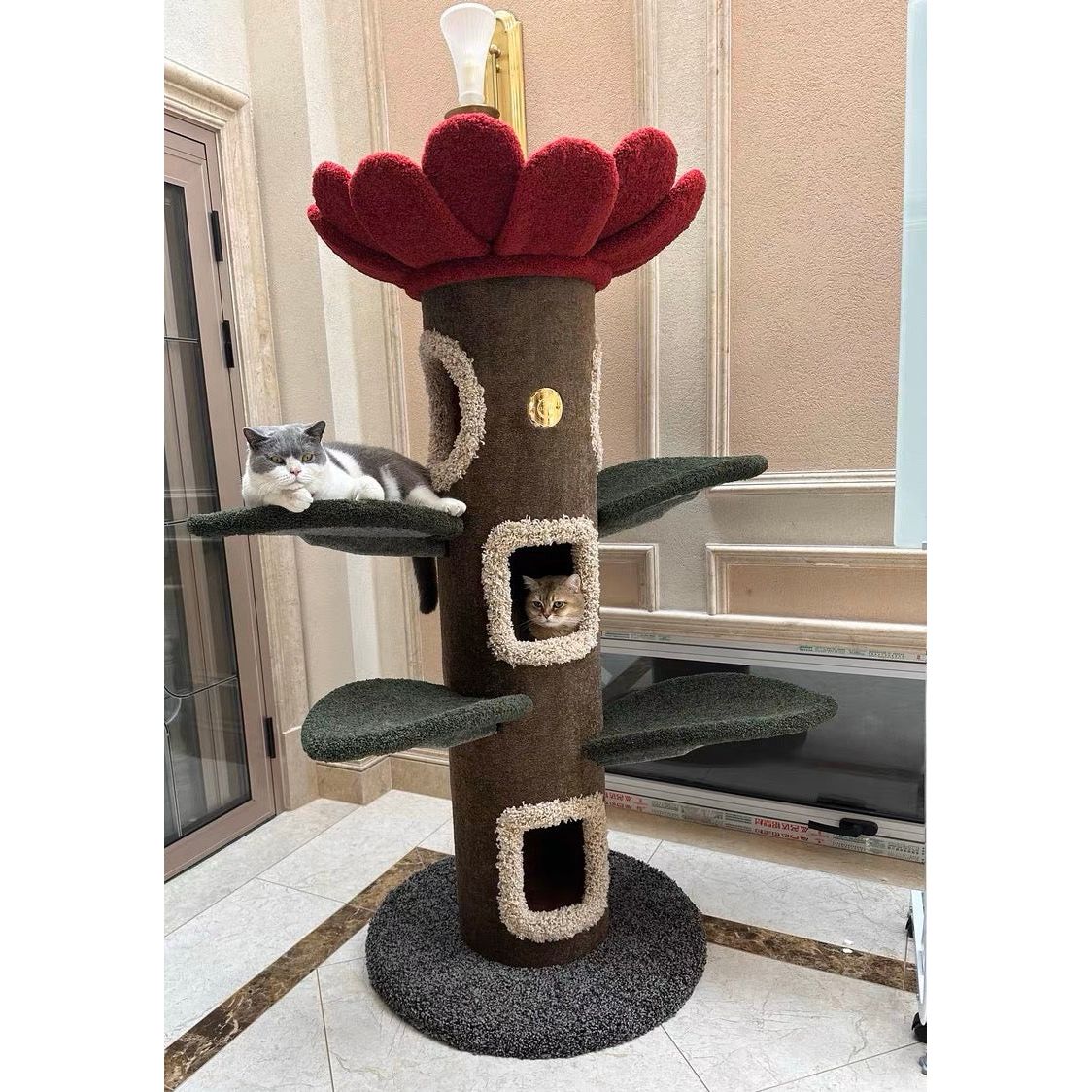 Camily Sunflower Climbing Cat Tree 77PAWS