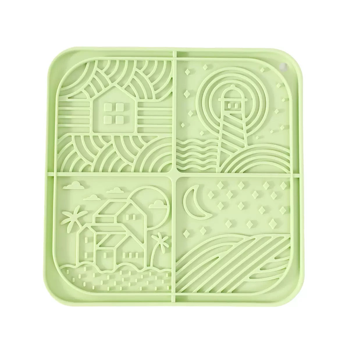 Square Slow Feeder Lick Mat