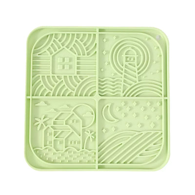 Square Slow Feeder Lick Mat