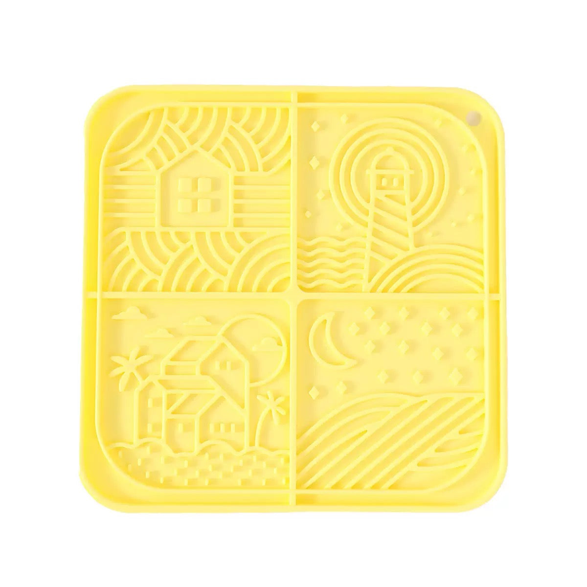 Square Slow Feeder Lick Mat