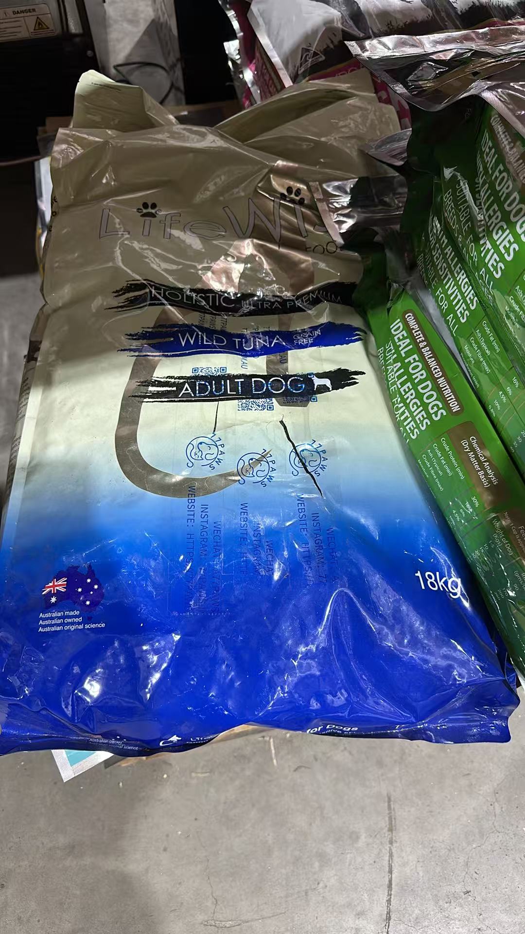 [Packaging Damage] LifeWise Dog Dry Food Wild Tuna (Grain free) 18kg