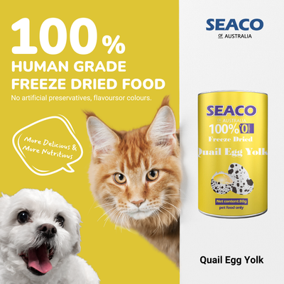 Seaco Freeze-Dried Quail Egg Yolk 80g