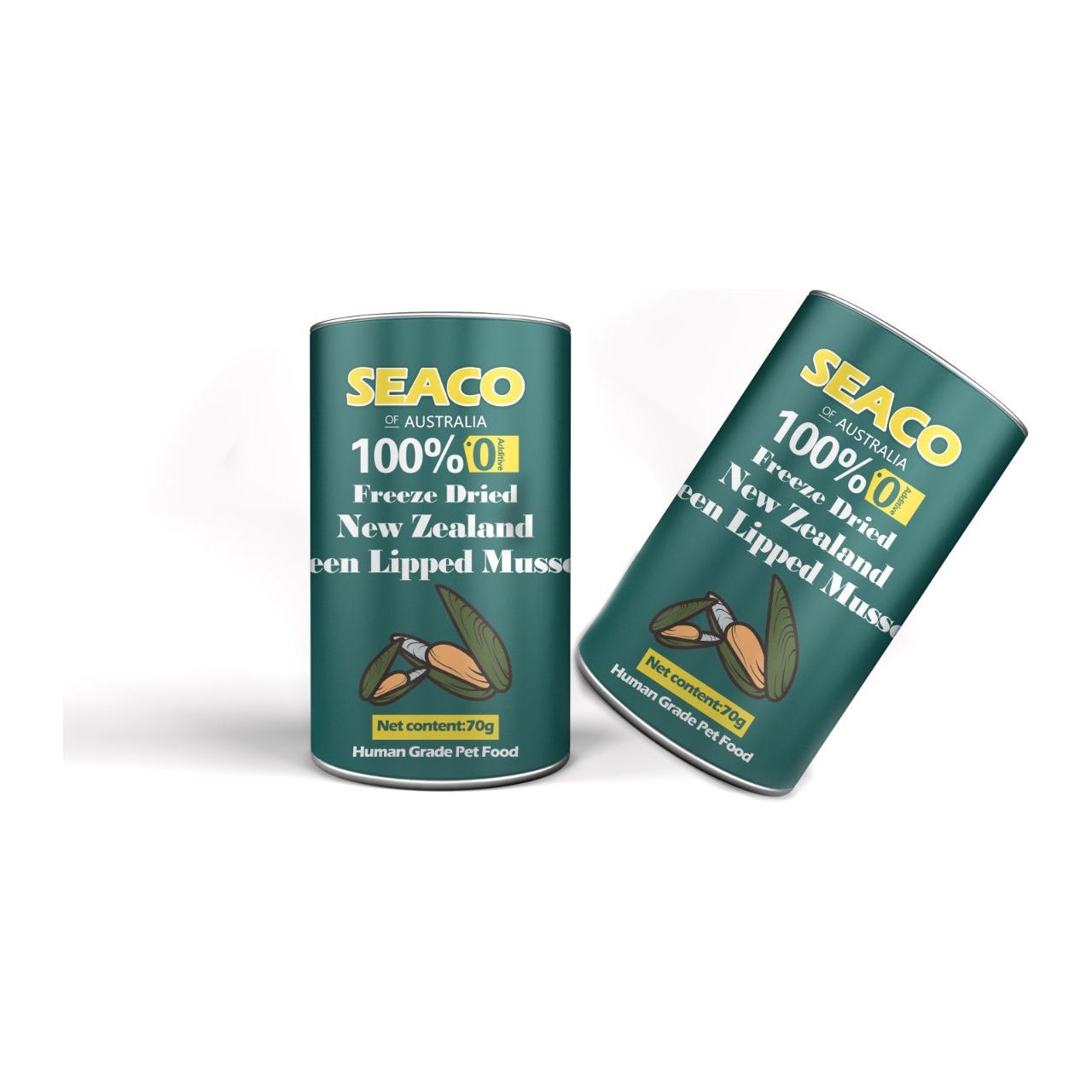 Seaco Freeze-Dried New Zealand Green-Lipped Mussel 70g