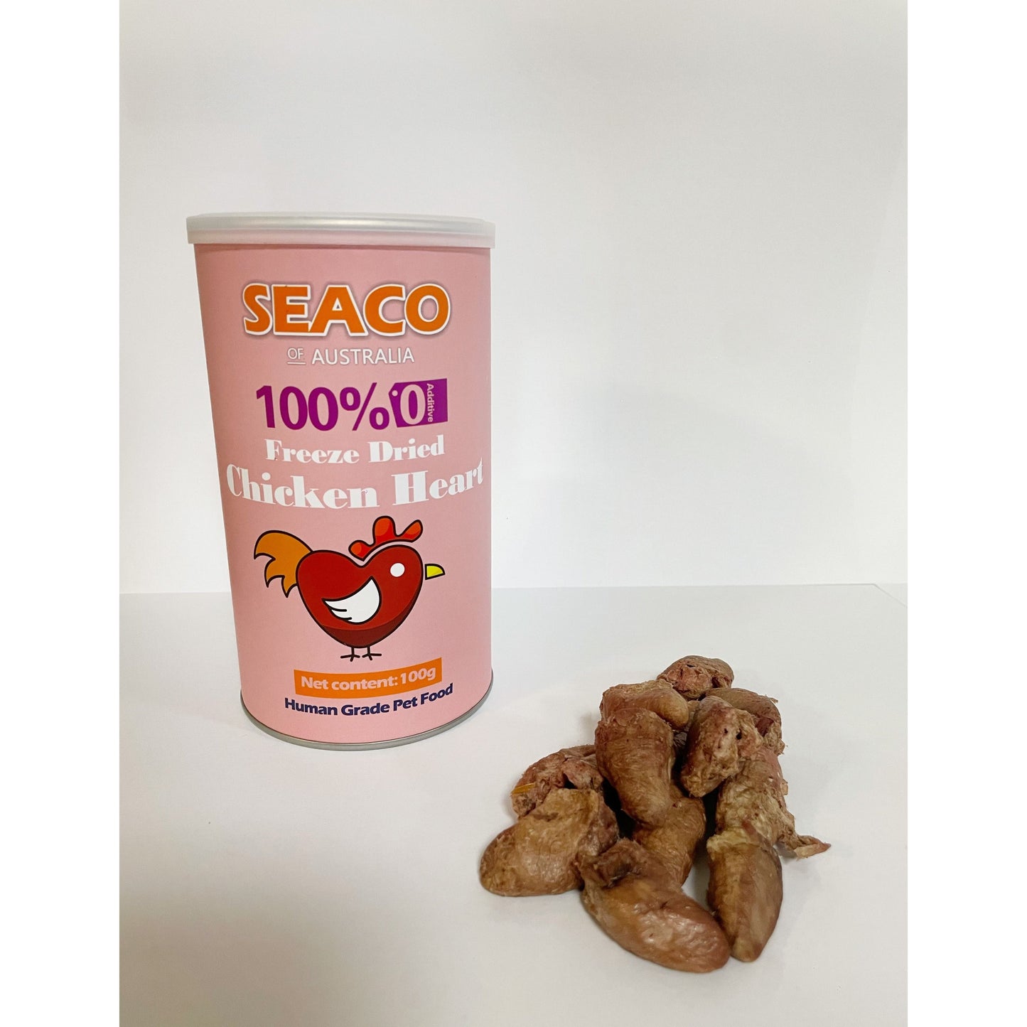 Seaco Freeze-Dried Chicken Hearts 100g