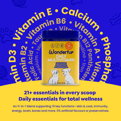 Wonderfur Daily Multivitamin for Dogs and Cats 200g