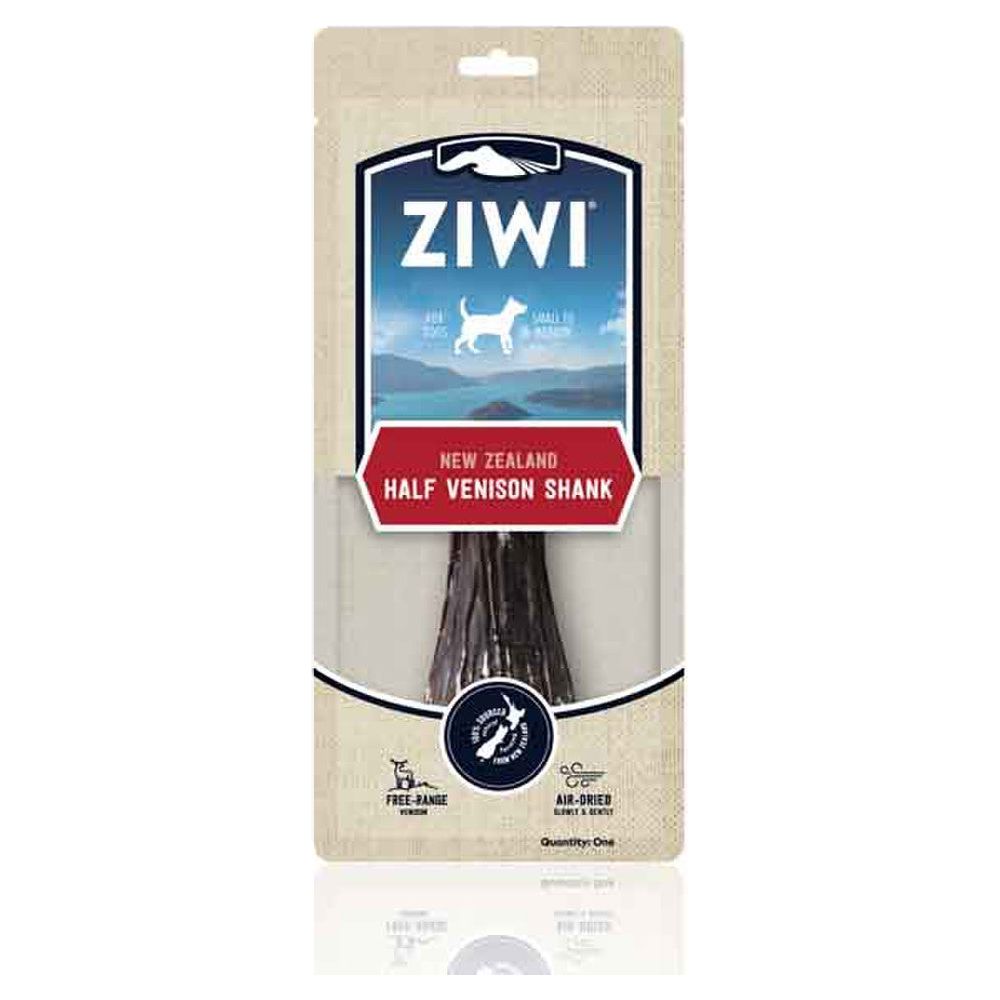 ZIWI Dog Treats Venison Shank Chew Half