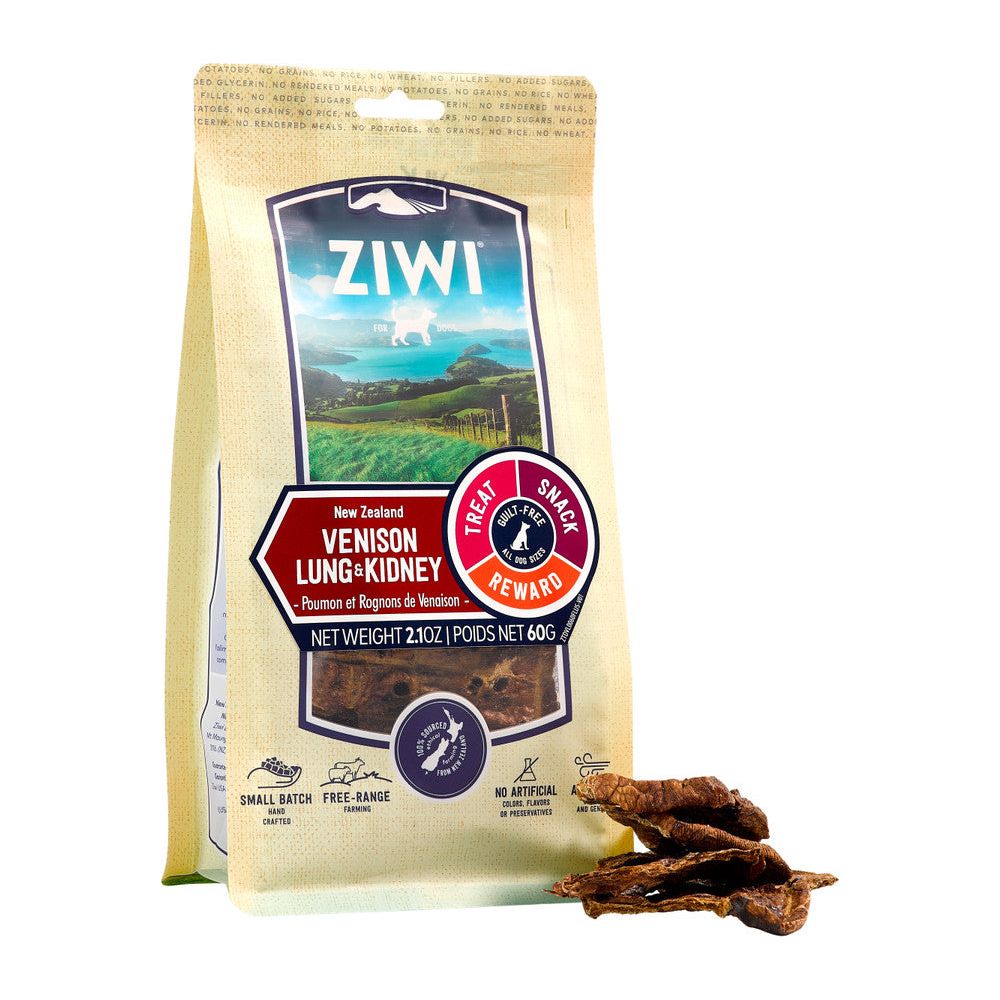 ZIWI Dog Treats Venison Lung & Kidney 60g