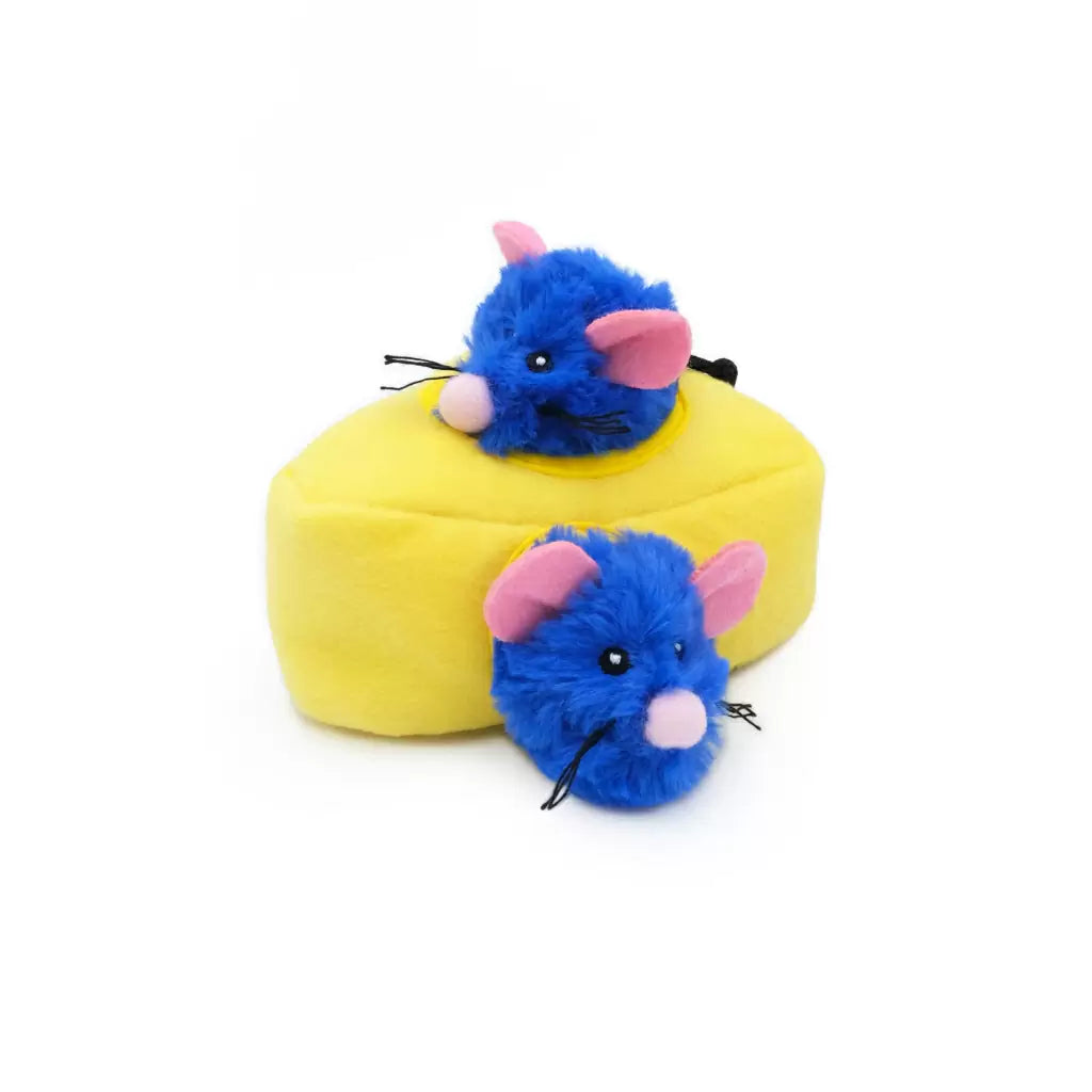 ZippyClaws® Cat Toy Burrow® - Mice ‘n Cheese