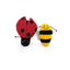 ZippyClaws® Cat Toy 2 Pack – Ladybug and Bee