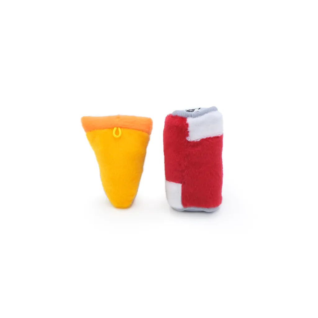 ZippyClaws® Cat Toy NomNomz® – PIZZA AND COLA