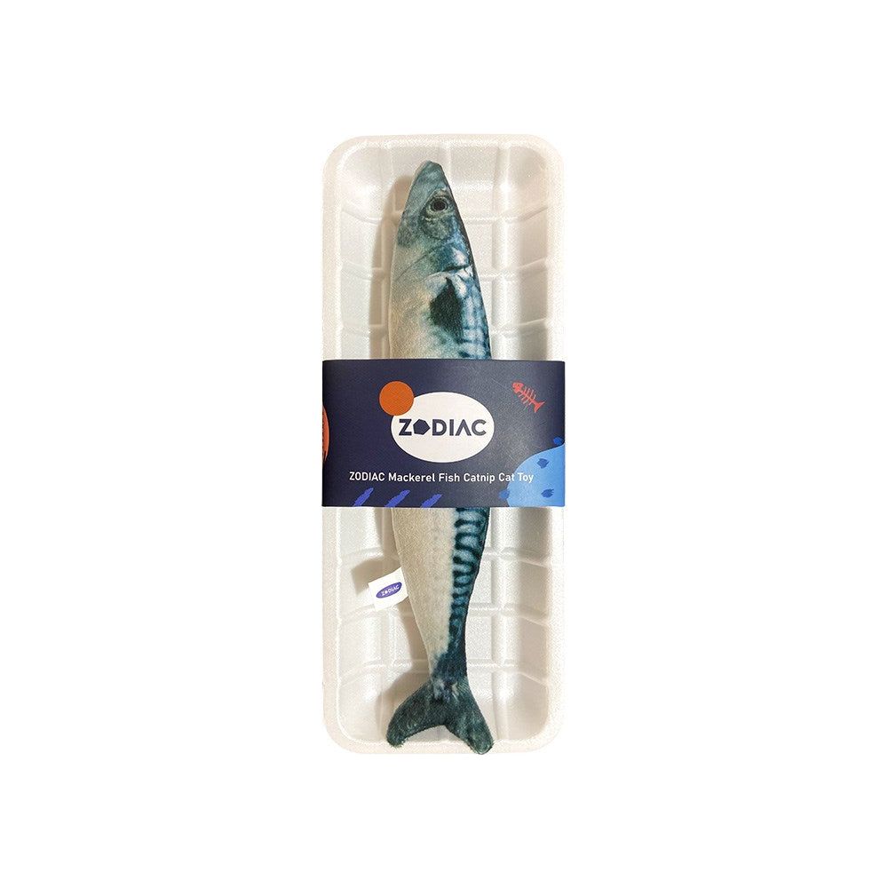 ZODIAC Mackerel Fish Catnip Cat Toy