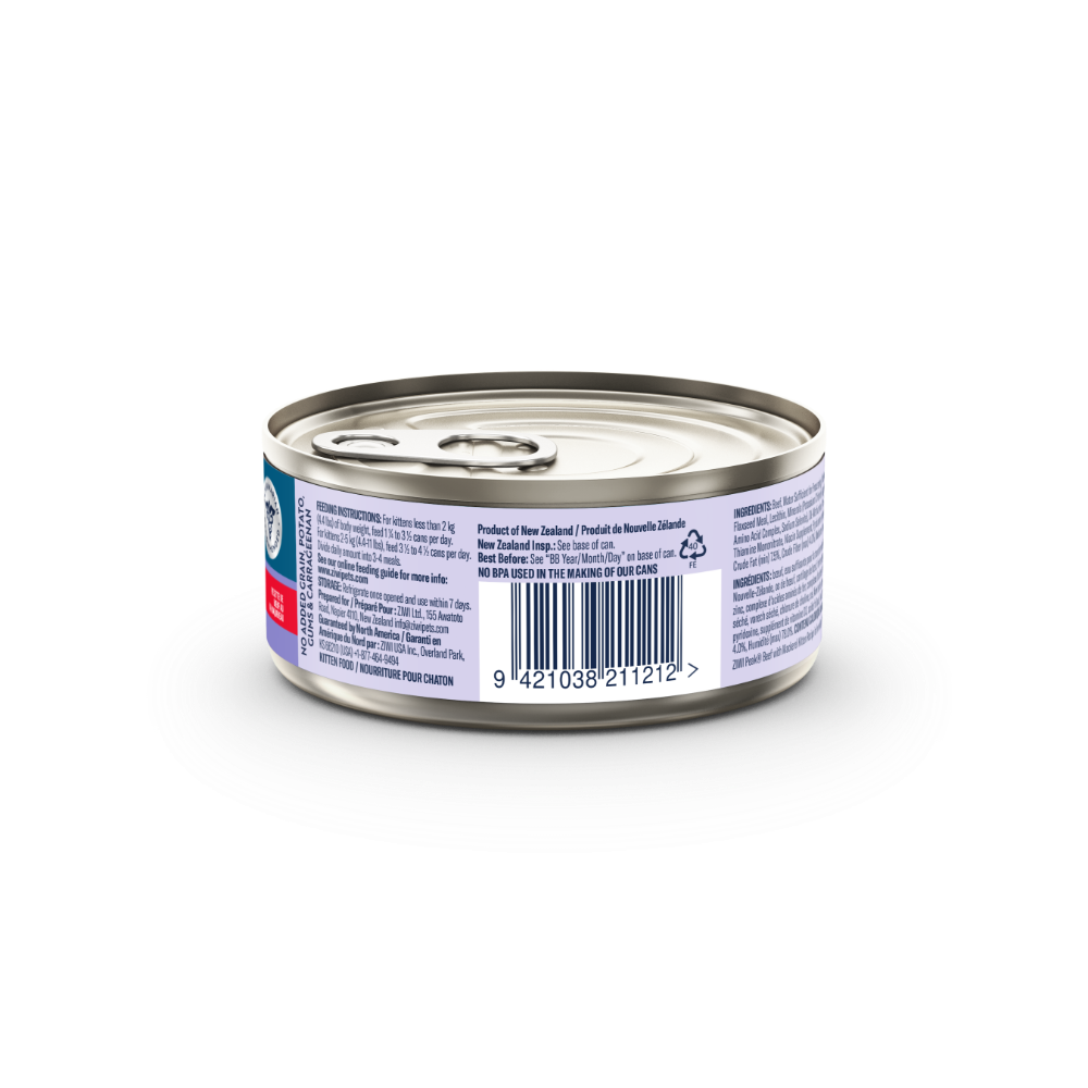 Ziwi Peak Kitten Wet Food Beef with Mackerel Recipe