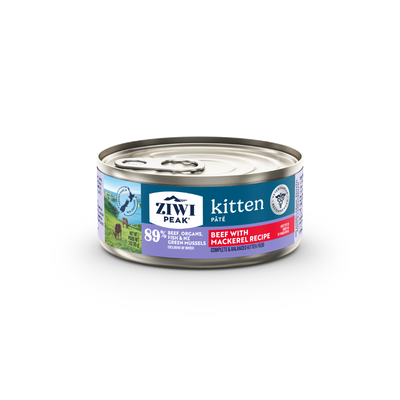Ziwi Peak Kitten Wet Food Beef with Mackerel Recipe