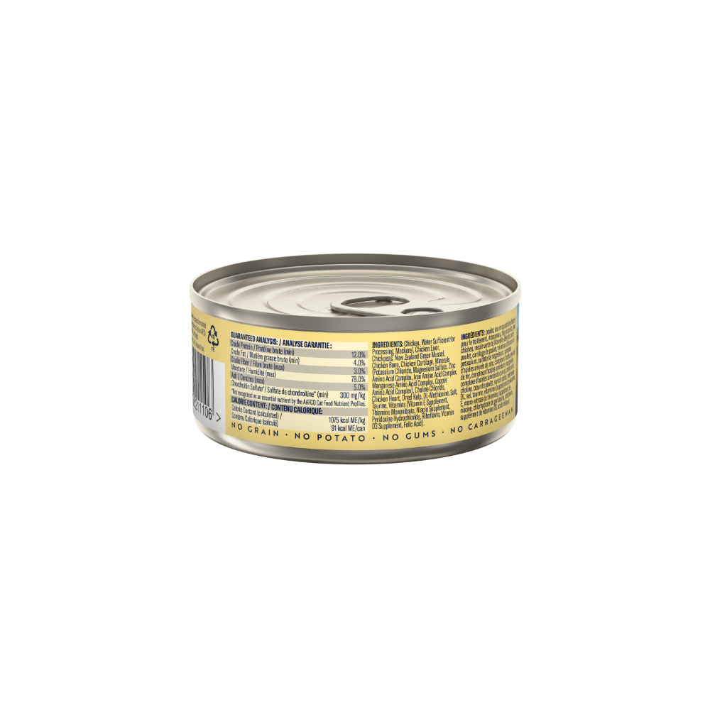 ZIWI Peak Cat Wet Food Cans Chicken with Mackerel Recipe