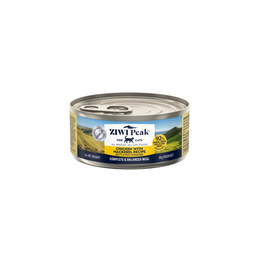 ZIWI Peak Cat Wet Food Cans Chicken with Mackerel Recipe