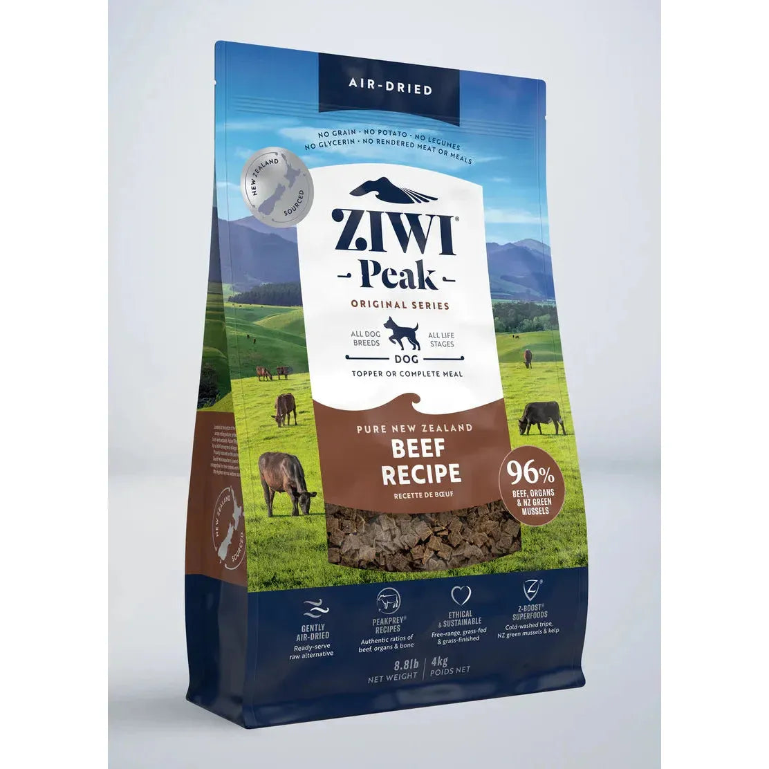 ZIWI Peak Dog Food Air Dried Beef Recipe