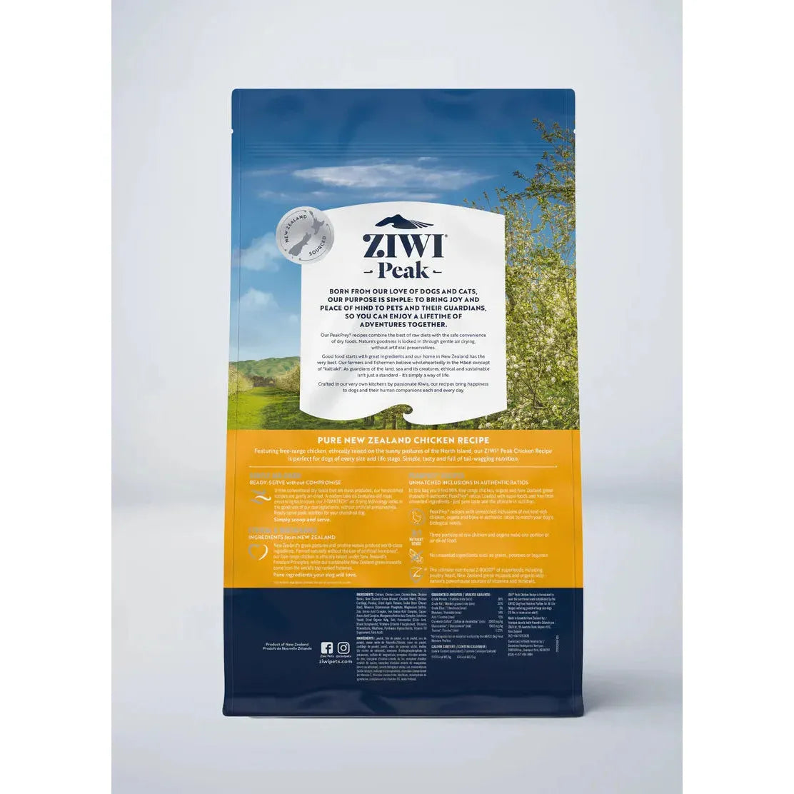 ZIWI Peak Dog Food Air Dried Free-Range Chicken Recipe