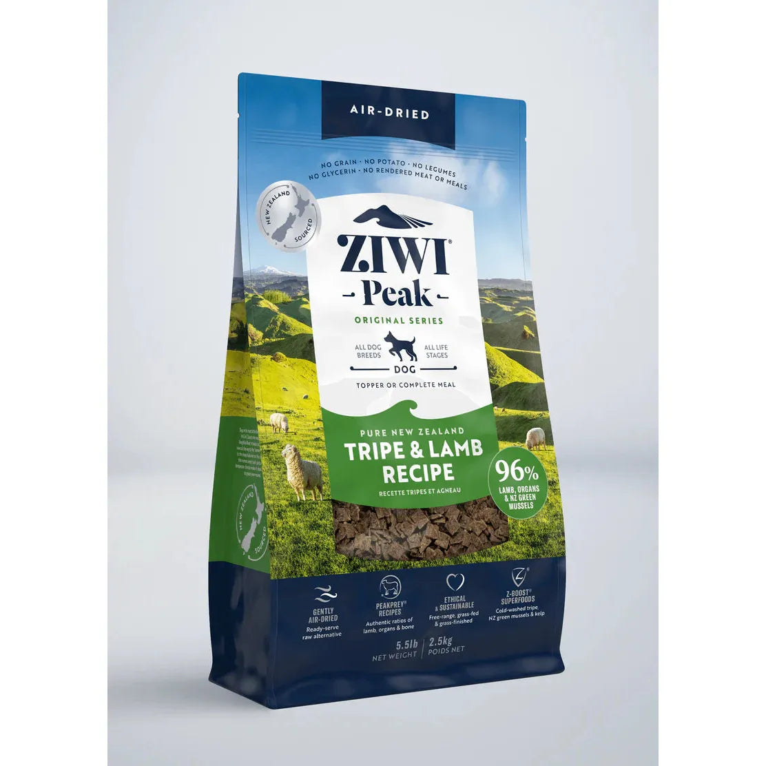 ZIWI Peak Dog Food Air Dried Tripe & Lamb Recipe