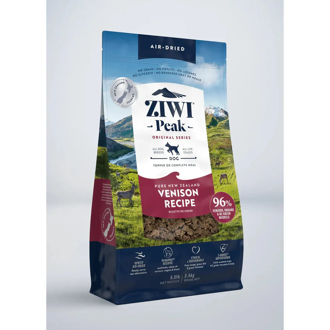 ZIWI Peak Dog Food Air Dried Venison Recipe