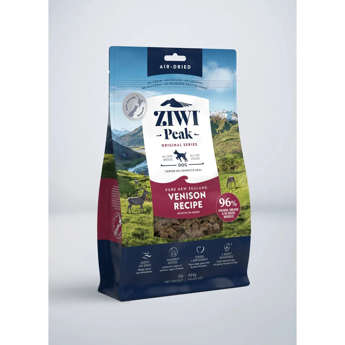 ZIWI Peak Dog Food Air Dried Venison Recipe